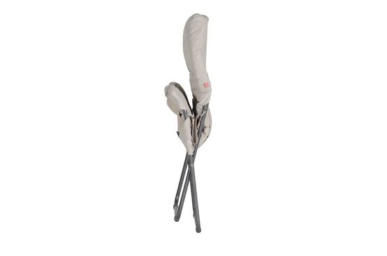 Fiam - Fauteuil FIESTA SOFT Aluminium ANTHRACITE Oléfine BLANC BEIGE 86/99x62x89/105 cm FIAM - Image 3