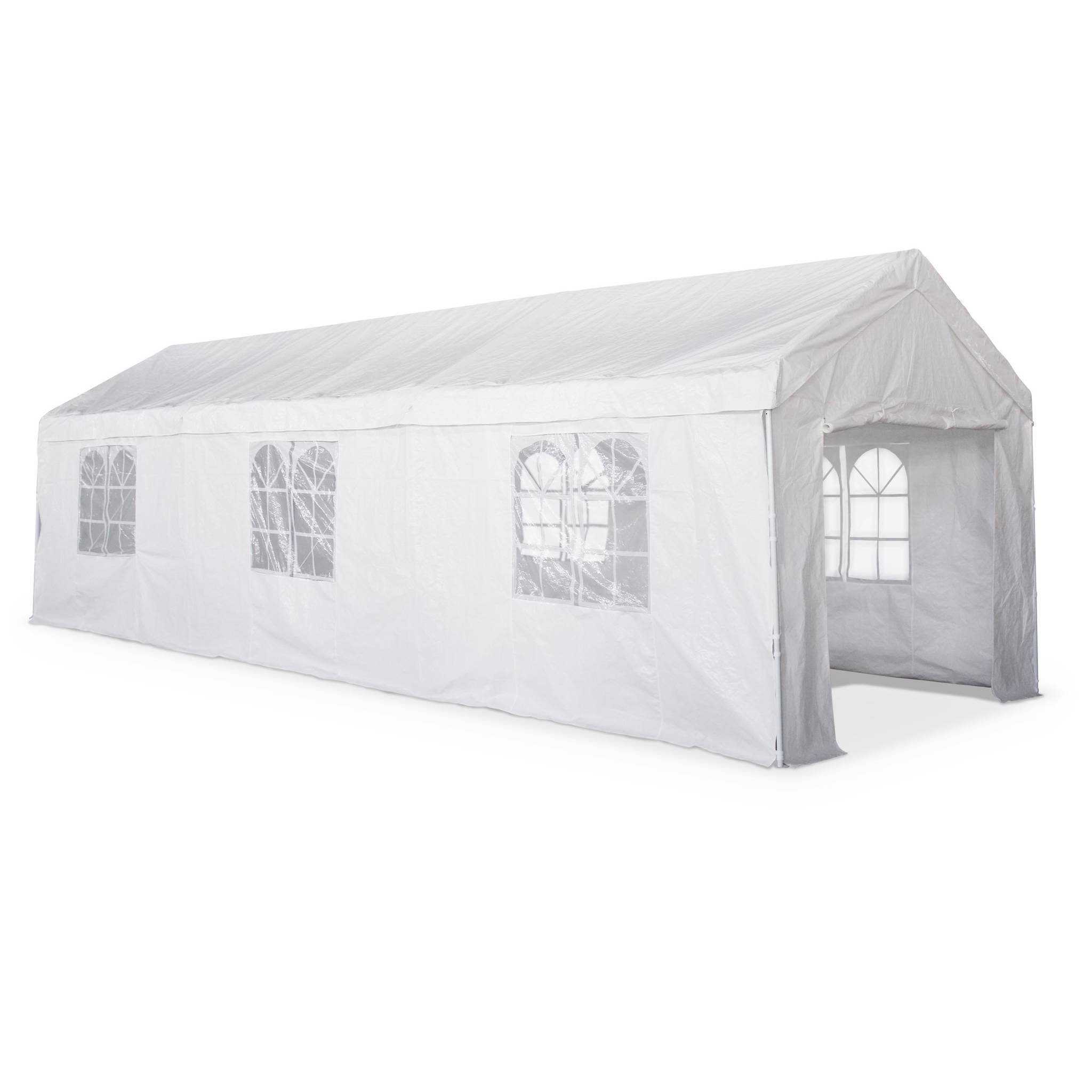 sweeek - Tente de réception - Burdigala 3x9m -  Blanc. connecteurs métal. tente de jardin idéale pour réception à utiliser comme pavillon. chapiteau | sweeek - Image 2