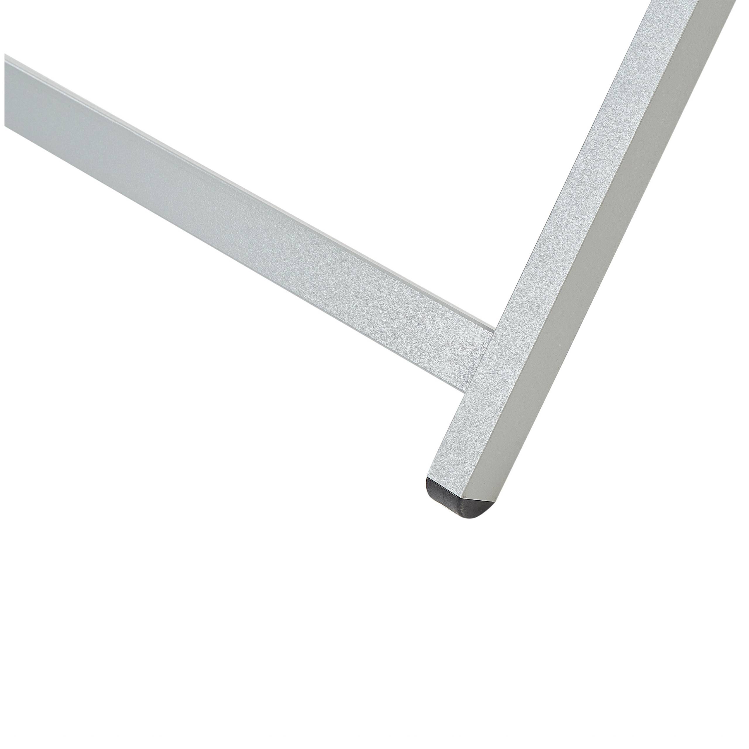 Beliani - Chaise longue Aluminium Gris clair LOCRI II - Beliani - Imagen 9