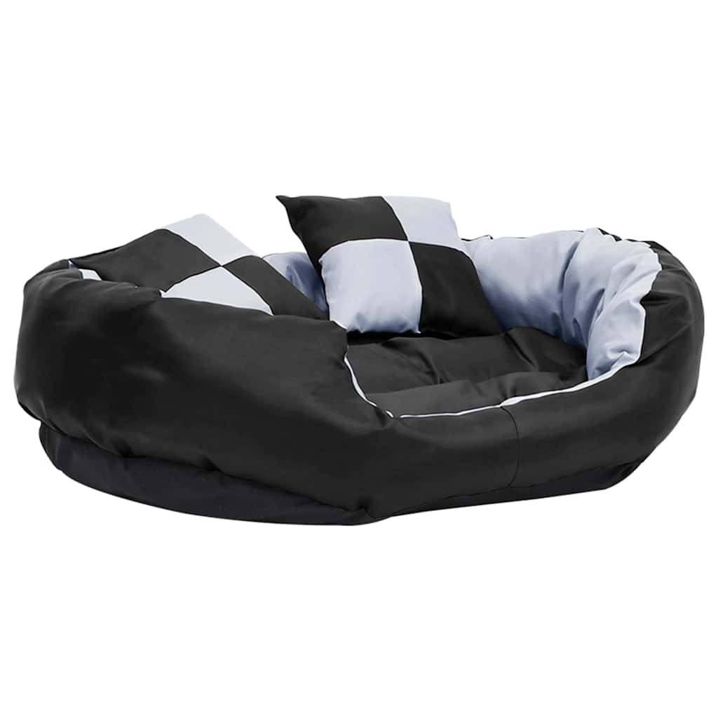 Vidaxl - Coussin réversible lavable pour chien Gris et noir 85x70x20 cm vidaXL 171208 - Imagen 7