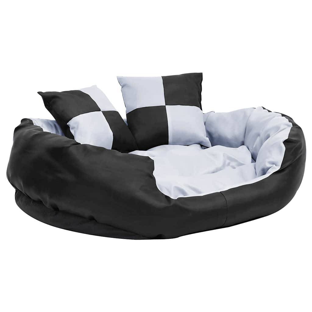 Vidaxl - Coussin réversible lavable pour chien Gris et noir 85x70x20 cm vidaXL 171208 - Imagen 2