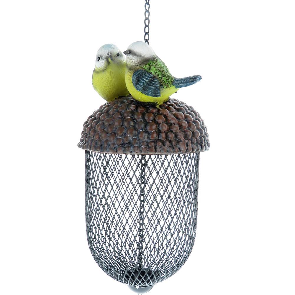 Mangeoire gland avec déco oiseaux a suspendre, couleur aléatoire, pour oiseaux - Imagen 5