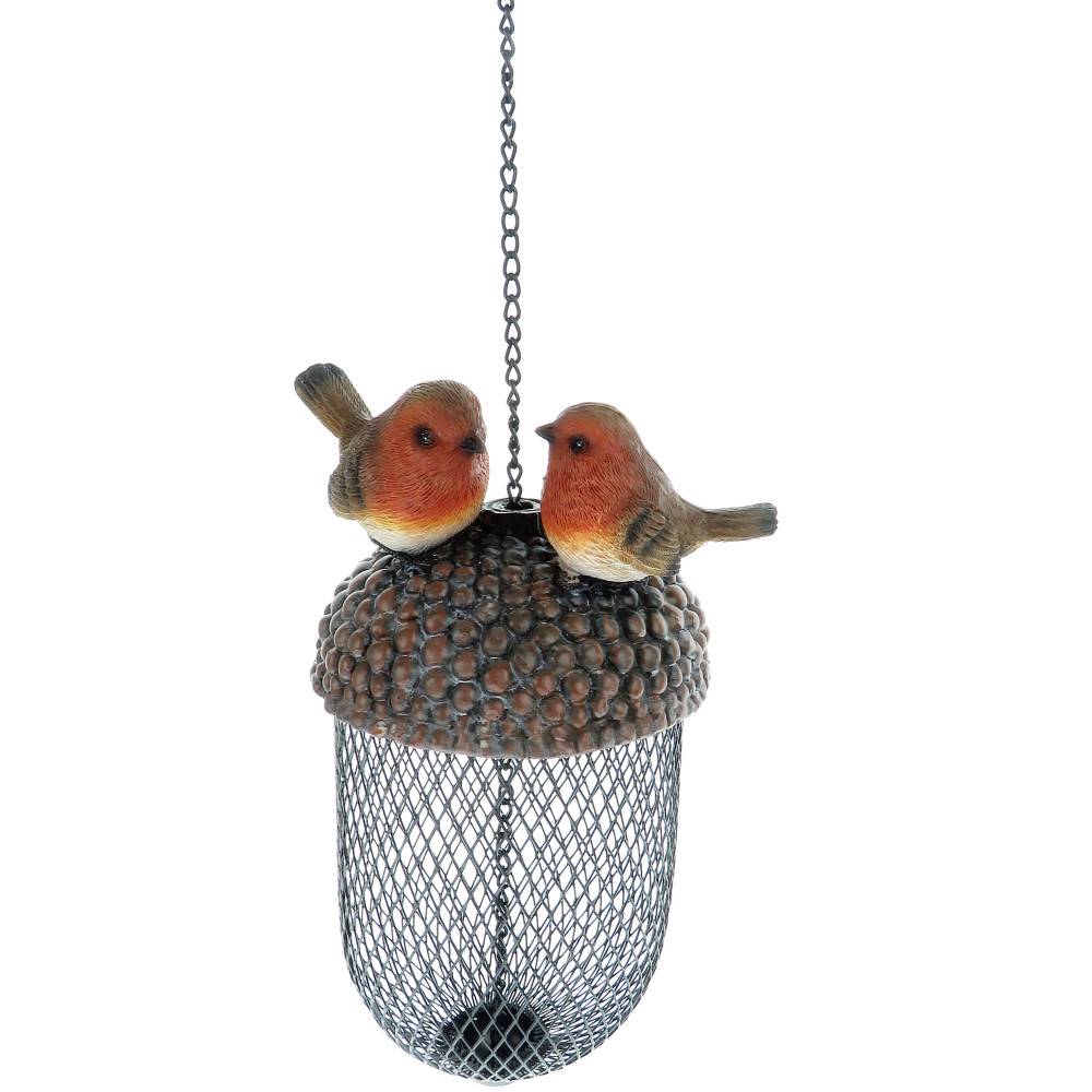 Mangeoire gland avec déco oiseaux a suspendre, couleur aléatoire, pour oiseaux - Imagen 8