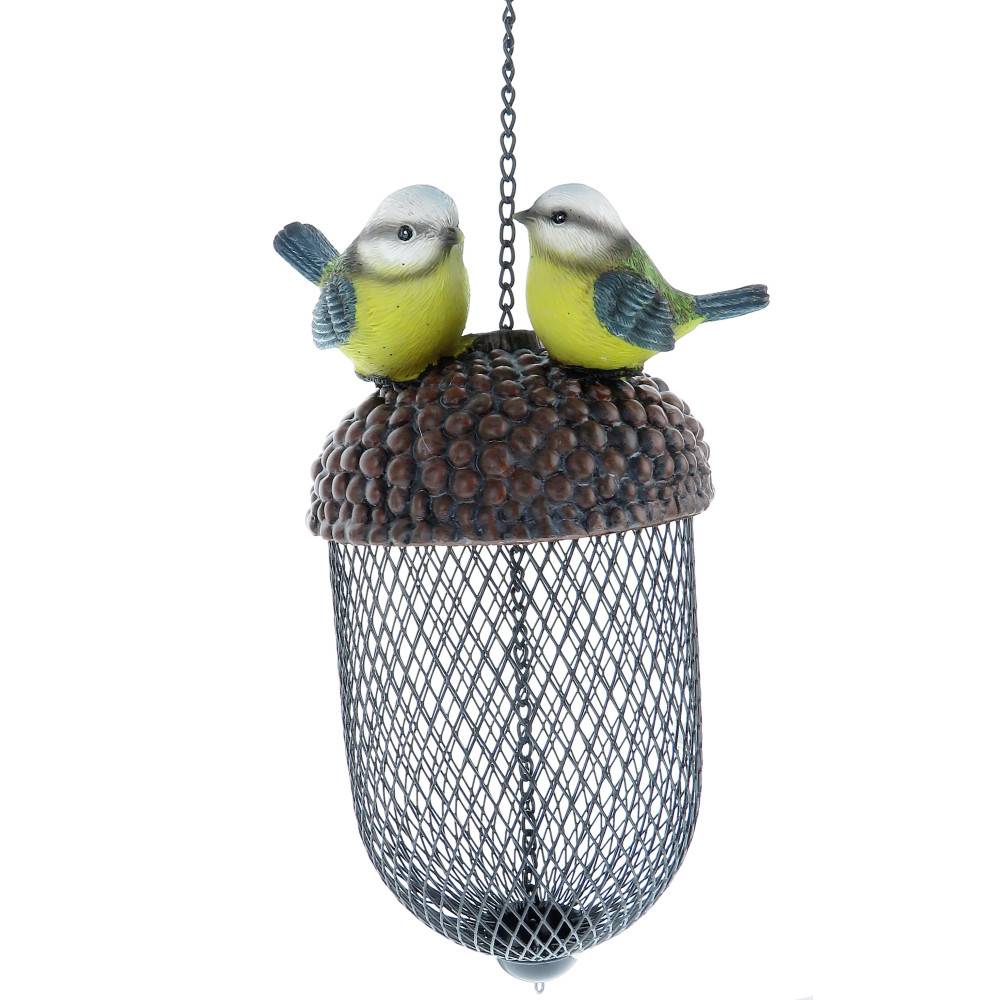 Mangeoire gland avec déco oiseaux a suspendre, couleur aléatoire, pour oiseaux - Imagen 7