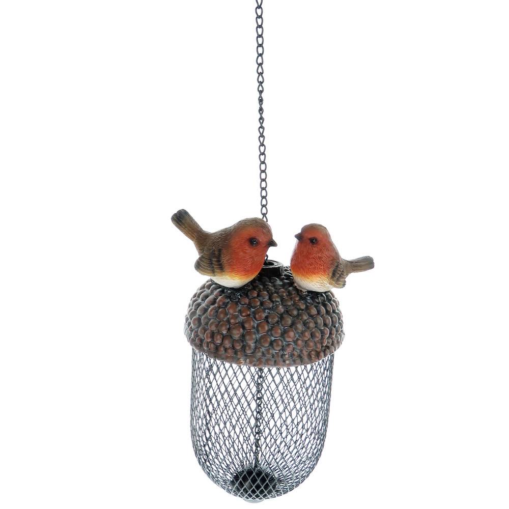 Mangeoire gland avec déco oiseaux a suspendre, couleur aléatoire, pour oiseaux - Imagen 4