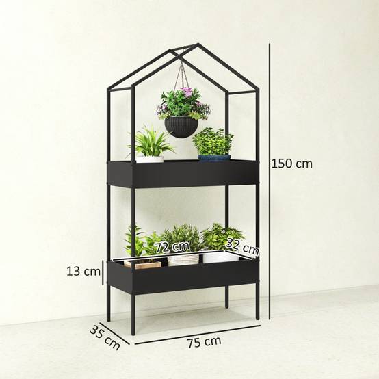 Jardinière Avec Treillis En Bois Sapin 70x30x135 Cm - Bac à Fleurs Balcon Terrasse - Support Plantes Grimpantes Jardinière Avec Treillis En Bois Sapin 70x30x135 Cm - Bac à Fleurs Balcon Terrasse - Support Plantes Grimpantes
