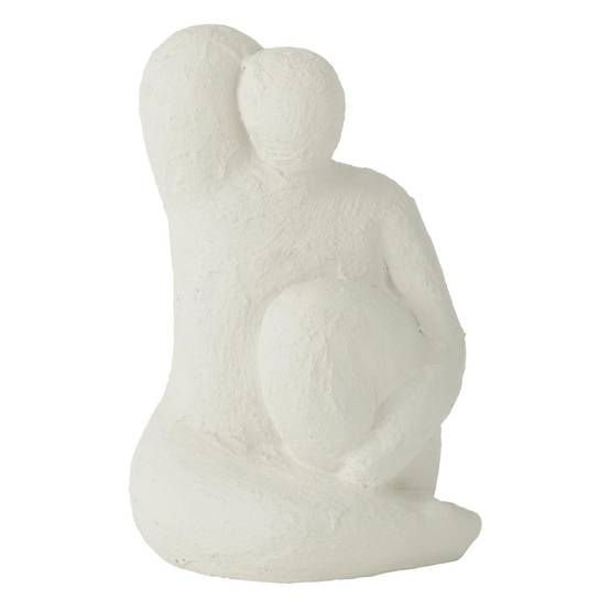 Statuette Déco en Ciment "Venus" 26cm Blanc - Image 1
