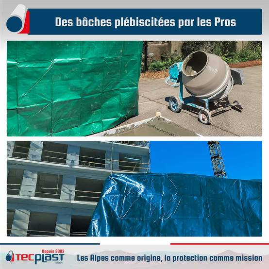 Bâche vert 5x6 m 650 g/m² - Bâche Verte - Bâche Imperméable - Bâche Bâche vert 5x6 m 650 g/m² - Bâche Verte - Bâche Imperméable - Bâche