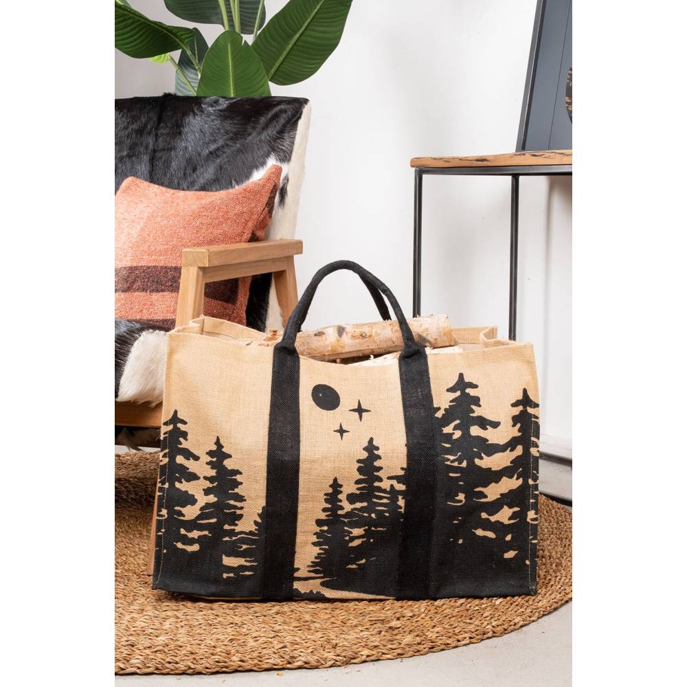 Aubry Gaspard - Sac à bûches en jute - Image 2