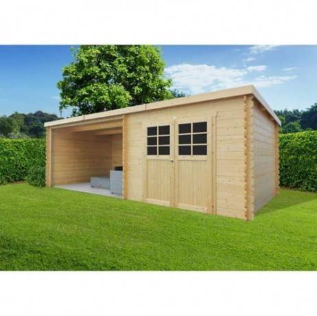 Abri de jardin Rohan en bois 7,53 m², Plancher Non - Imagen 1