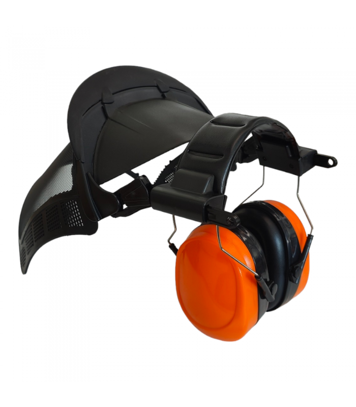 Casque de protection EPI tout en un avec visière et protection auditive Dunsch 73130016 - Imagen 2