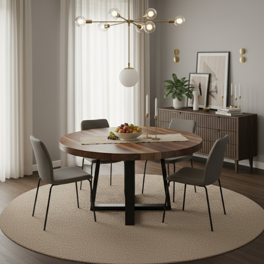 Table à manger élégante en hêtre - Naturel - 250 x 70 cm - Image 1