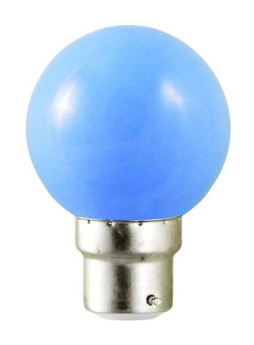 Fox Light - Ampoule LED 1W B22 couleur Bleue Fox Light