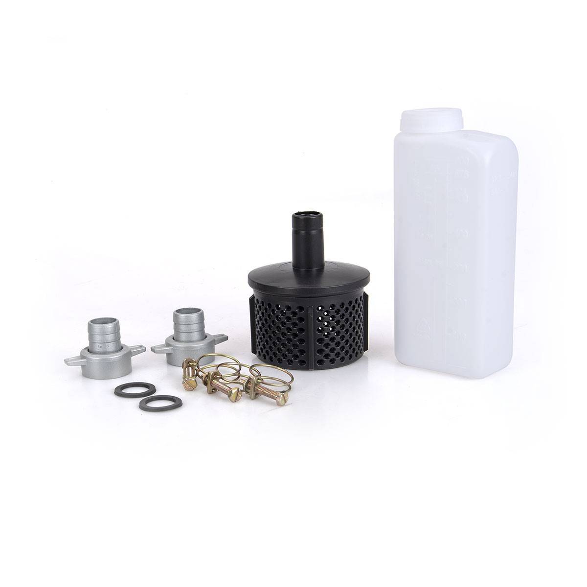 Pompe à eau thermique 43 cm3 Raccords 50mm Débit 6500 L/h Eaux usées Kit de10m Tuyaux inclus  VITO - Imagen 2