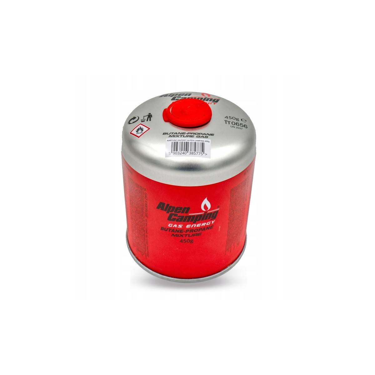 Pack 4 Cartouches de gaz 450g Butane propane Valve 7/16 EN417 Réchaud Brûleur Lampe Grill Alpen Camping - Image 2
