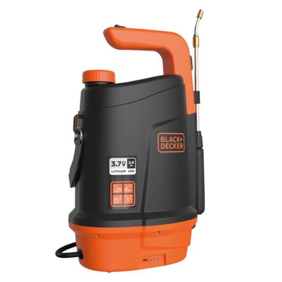 Pulvérisateur Électrique 5L, Batterie Lithium 3,7 V / 2,6 Ah Pulvérisateur Jardin Végétaux + Lance Télescopique Black+Decker - Image 1