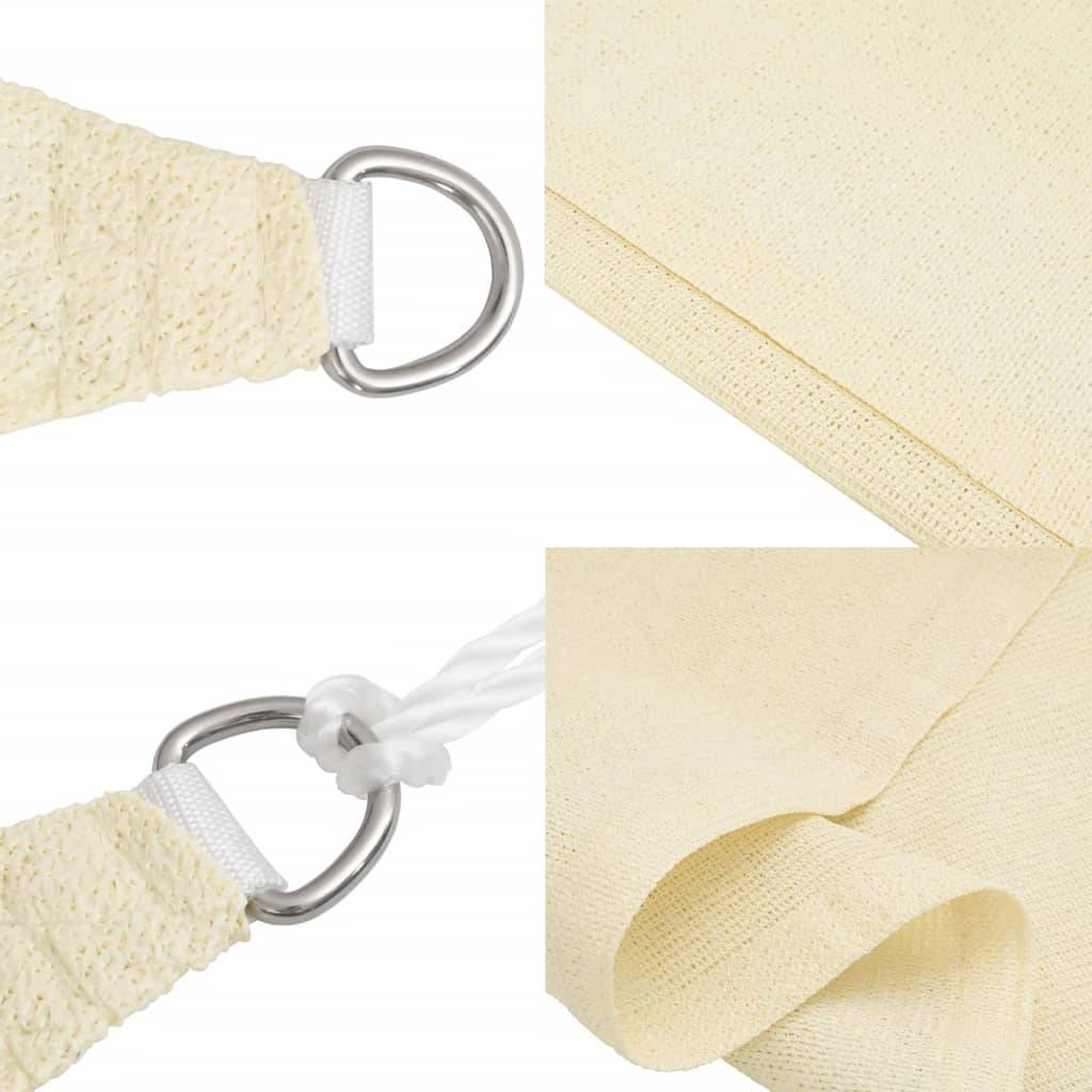 Maison Chic - Voile d'ombrage - Voile solaire 160 g/m² Crème 3,5x4,5 m PEHD - Image 6