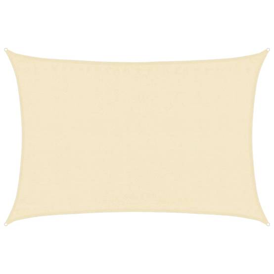 Maison Chic - Voile d'ombrage - Voile solaire 160 g/m² Crème 3,5x4,5 m PEHD - Image 1