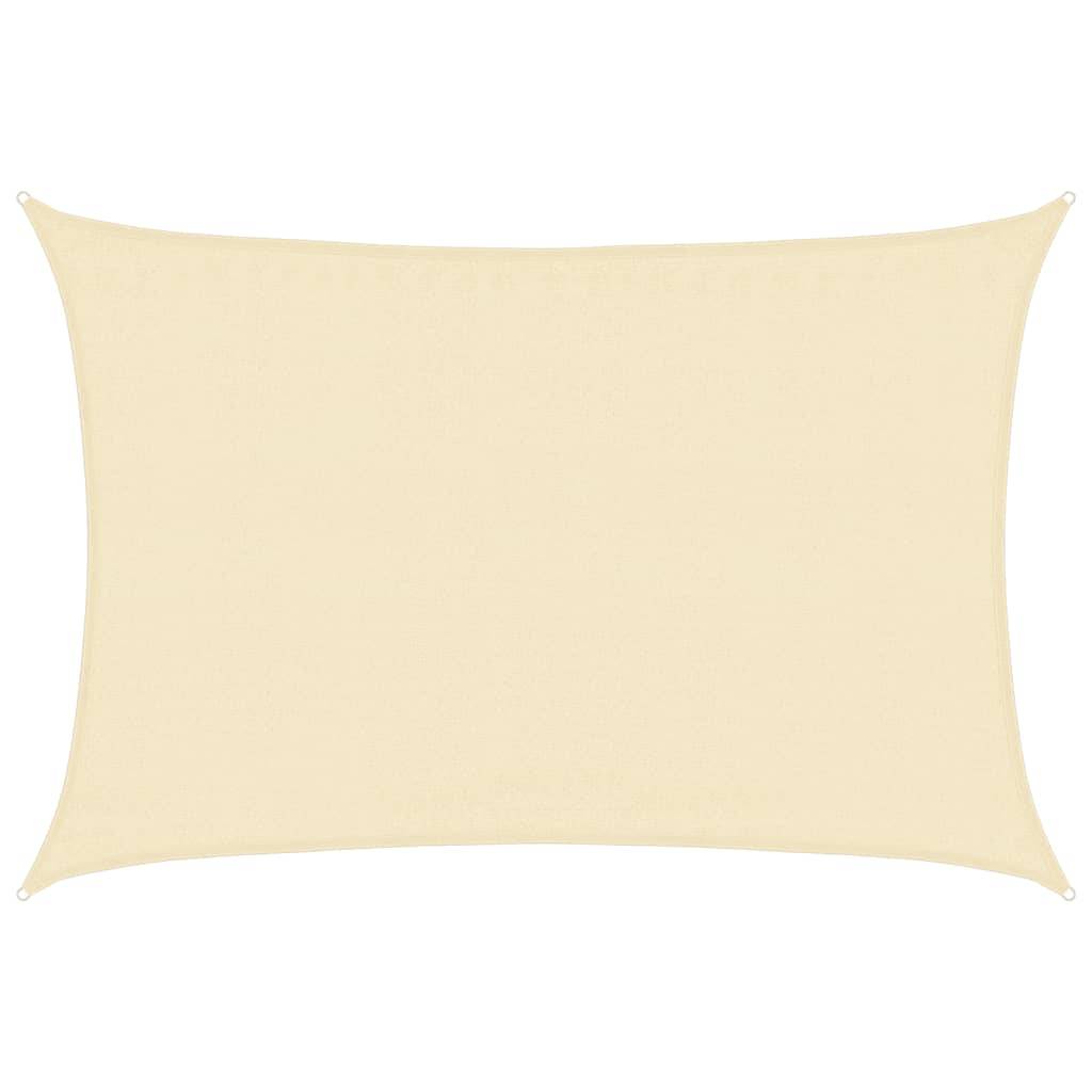 Maison Chic - Voile d'ombrage - Voile solaire 160 g/m² Crème 3,5x4,5 m PEHD - Image 1