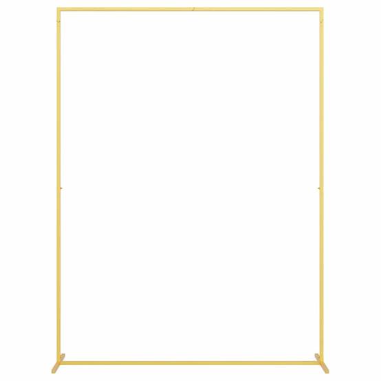 Arche de Cérémonie Acier Doré Design Carré Élégant pour Fêtes Mariages 150x200cm - ComfortXL Outdoor Living - Image 2