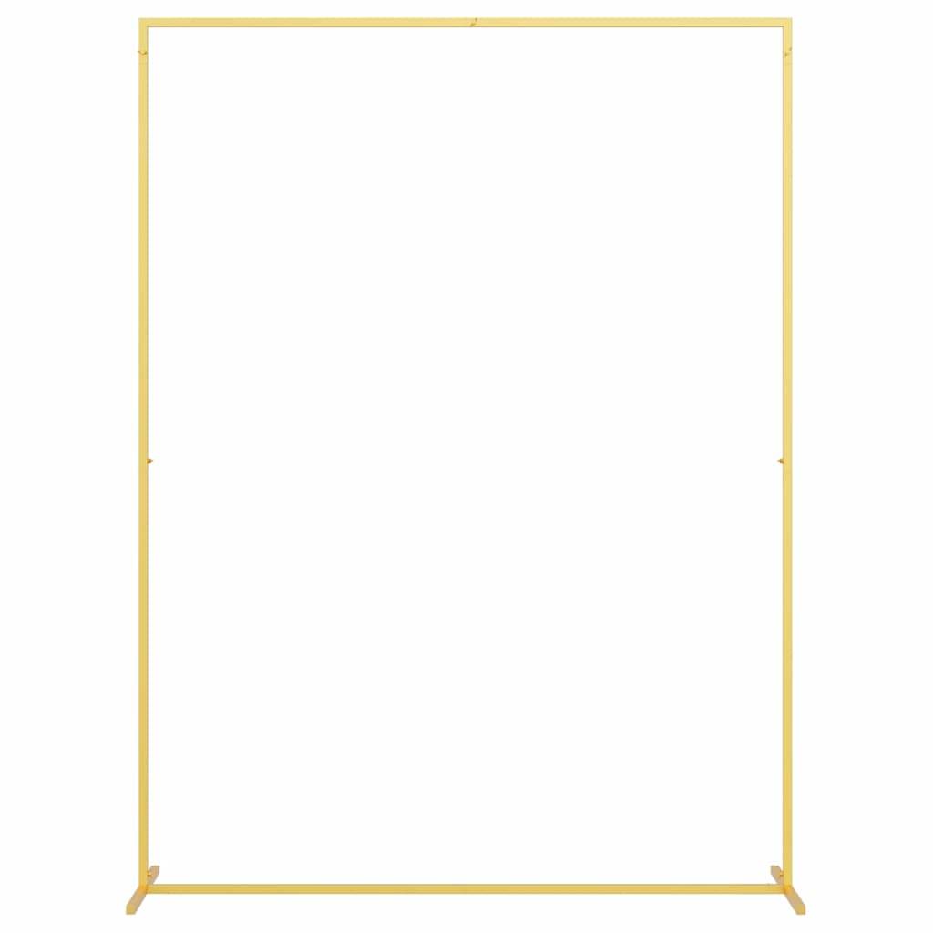 Arche de Cérémonie Acier Doré Design Carré Élégant pour Fêtes Mariages 150x200cm - ComfortXL Outdoor Living - Image 2