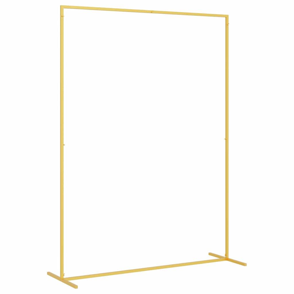 Arche de Cérémonie Acier Doré Design Carré Élégant pour Fêtes Mariages 150x200cm - ComfortXL Outdoor Living - Image 5