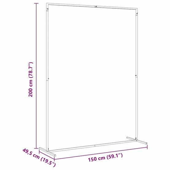 Arche de Cérémonie Acier Doré Design Carré Élégant pour Fêtes Mariages 150x200cm - ComfortXL Outdoor Living - Image 9