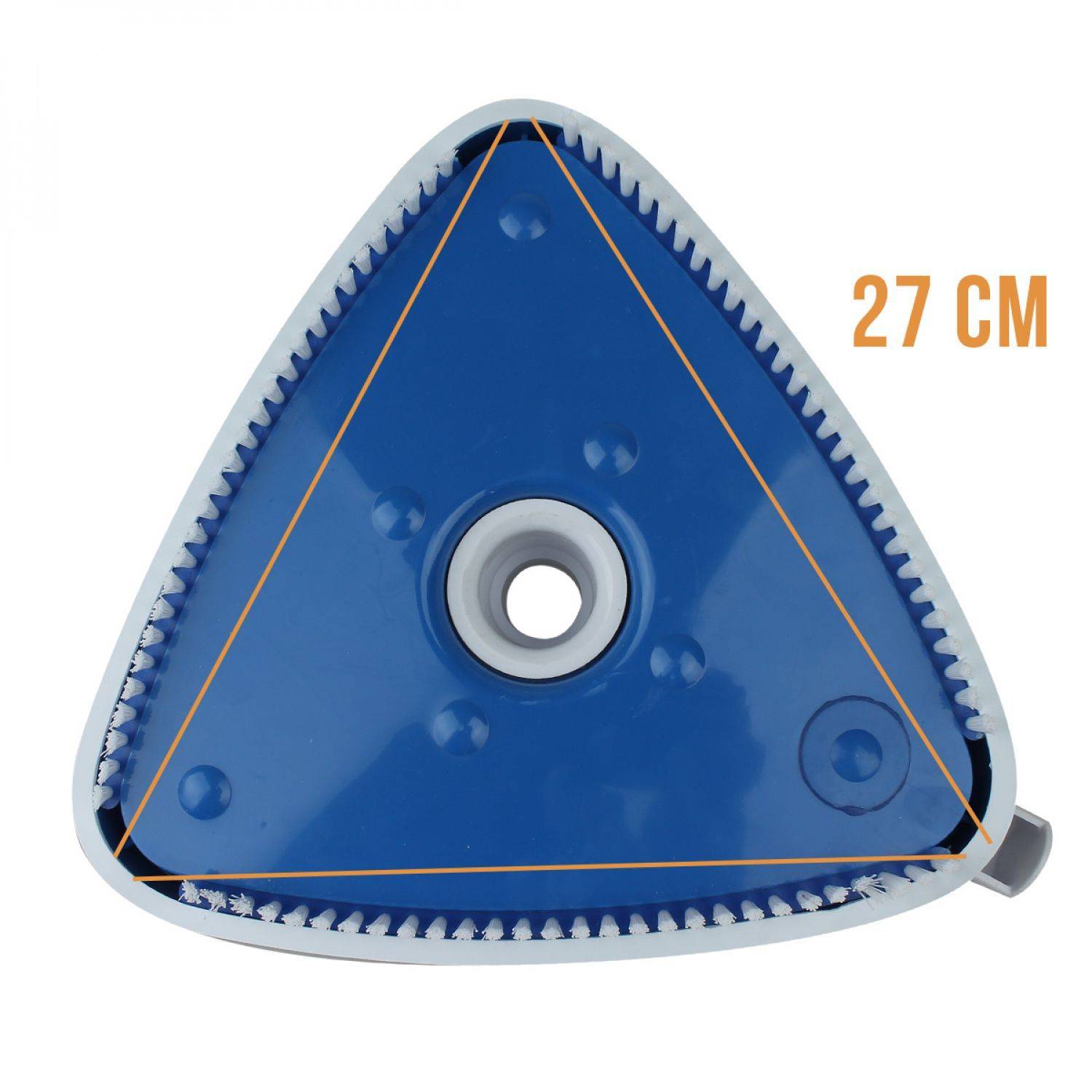 Linxor - Tête de balai aspirant triangulaire bleu pour manche standard ou télescopique - Linxor - Imagen 2