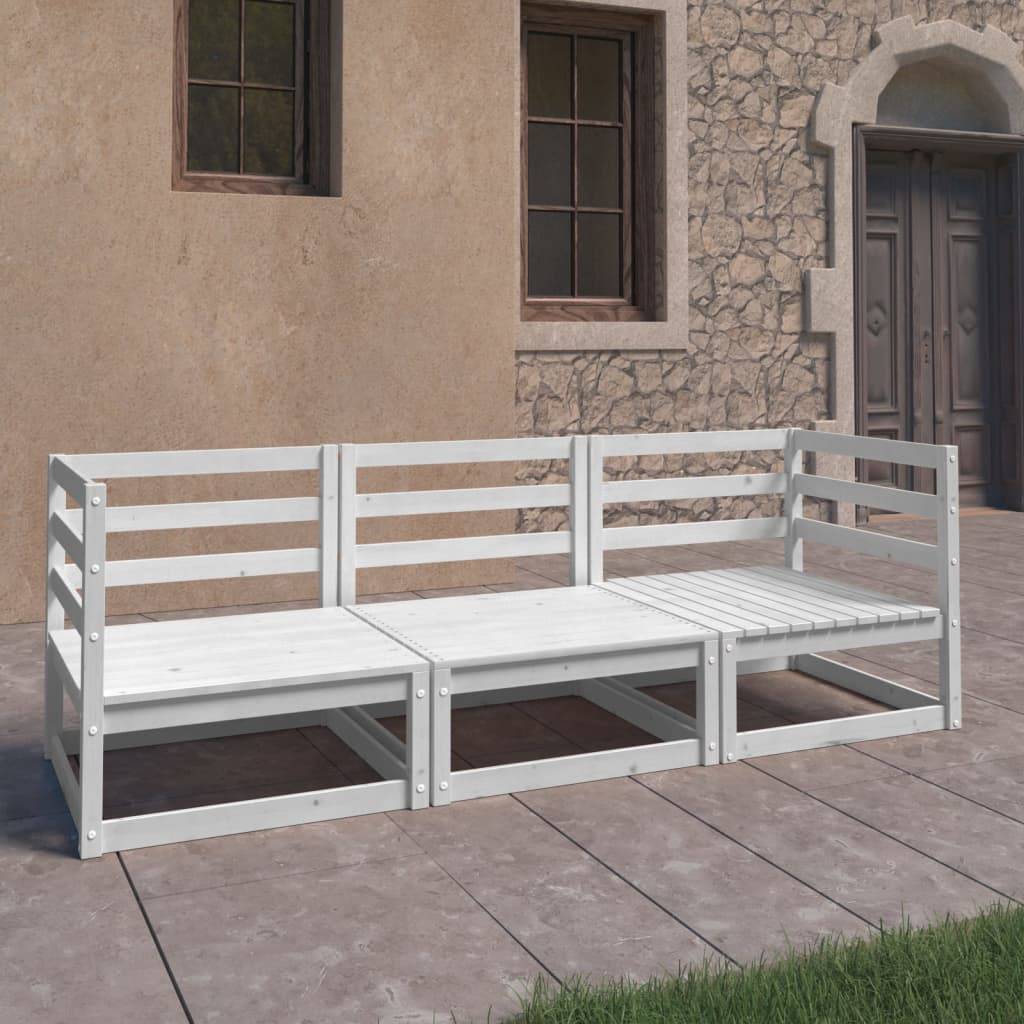 Prolenta Premium - Banc de jardin Blanc 70 X 70 cm - Prolenta Premium - Image 1