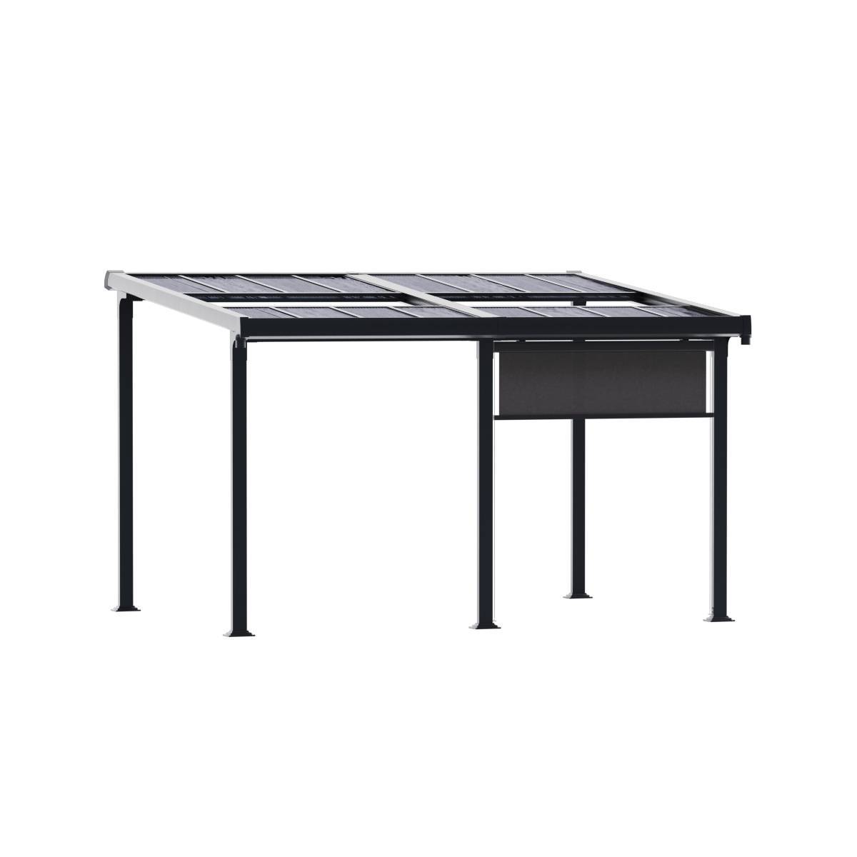 Hesperide - Store pour pergola "Enolie" ardoise 4X3,5m Hespéride - Imagen 4