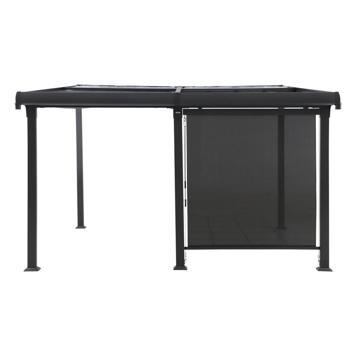 Hesperide - Store pour pergola "Enolie" ardoise 4X3,5m Hespéride - Imagen 1