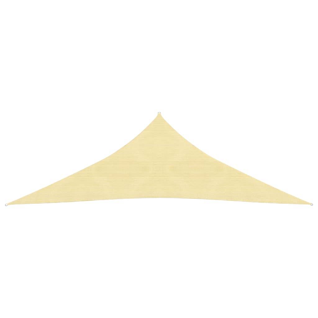 Helloshop26 - Voile toile d'ombrage parasol 160 g/m² 4 x 4 x 5,8 m PEHD beige - Imagen 2
