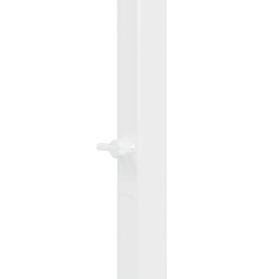 Arche de Mariage Carrée Acier Blanc Structure Moderne pour Cérémonie 150x200cm - ComfortXL Outdoor Living - Image 8