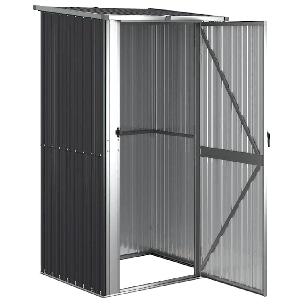 Vidaxl - Abri de jardin Anthracite 118,5x97x209,5 cm Acier galvanisé 1.1m² vidaXL 150901 - Image 4