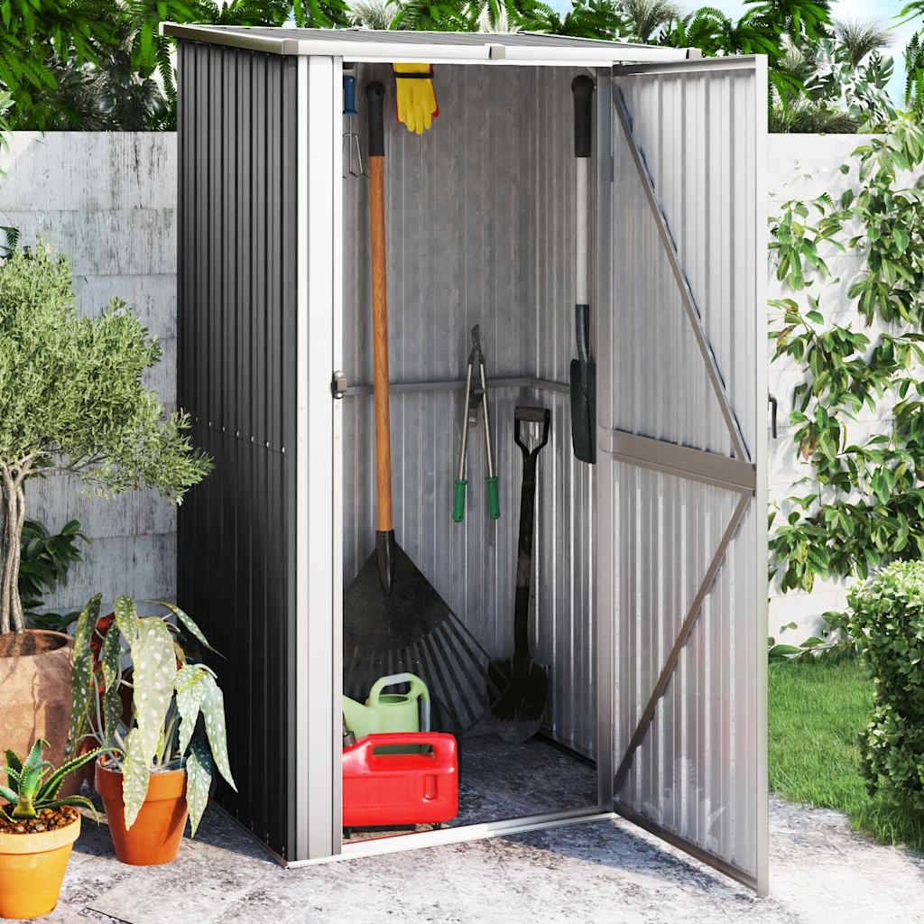 Vidaxl - Abri de jardin Anthracite 118,5x97x209,5 cm Acier galvanisé 1.1m² vidaXL 150901