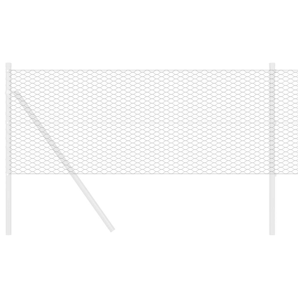 Clôture hexagonale PVC Gris 100 x 0,4 m, Poids :6.85kg - PANGIVO - Image 3