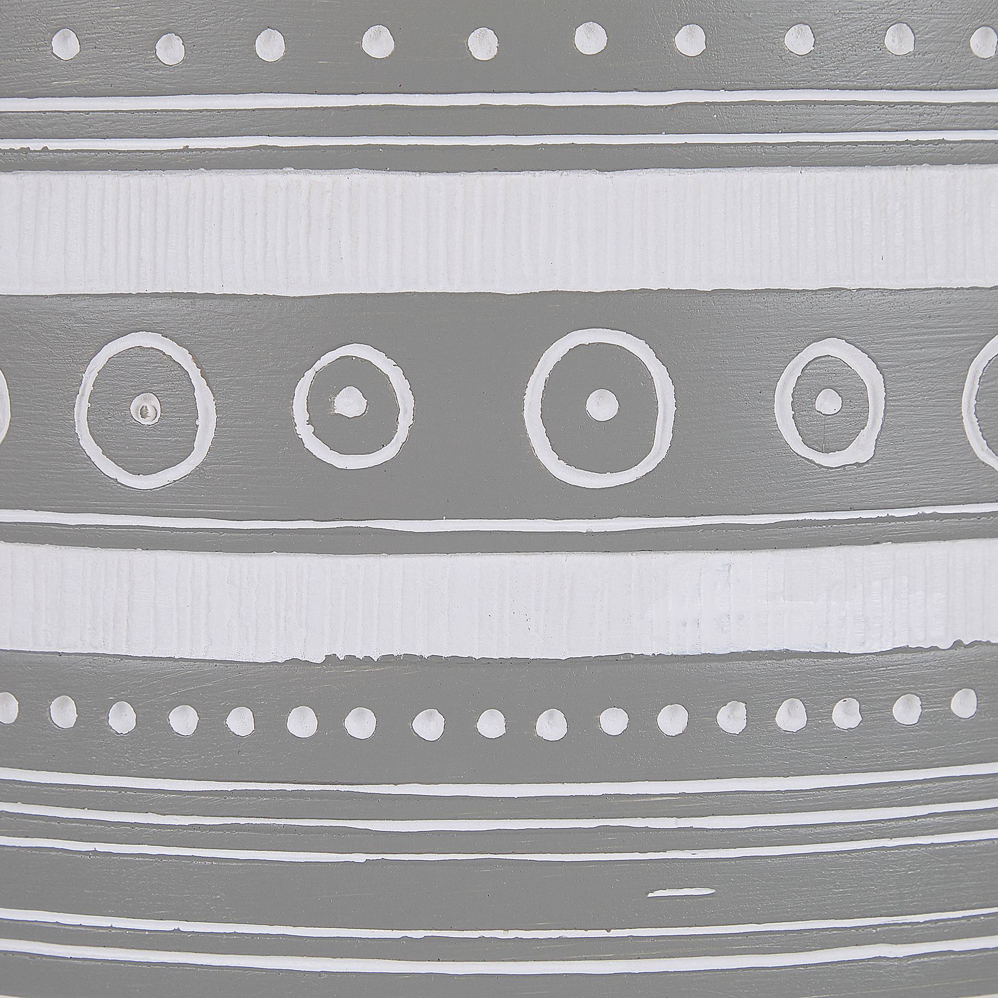 Beliani - Cache-pot d'extérieur Fibre d'argile Gris clair NAUSA - 30x30x55- Beliani - Image 8