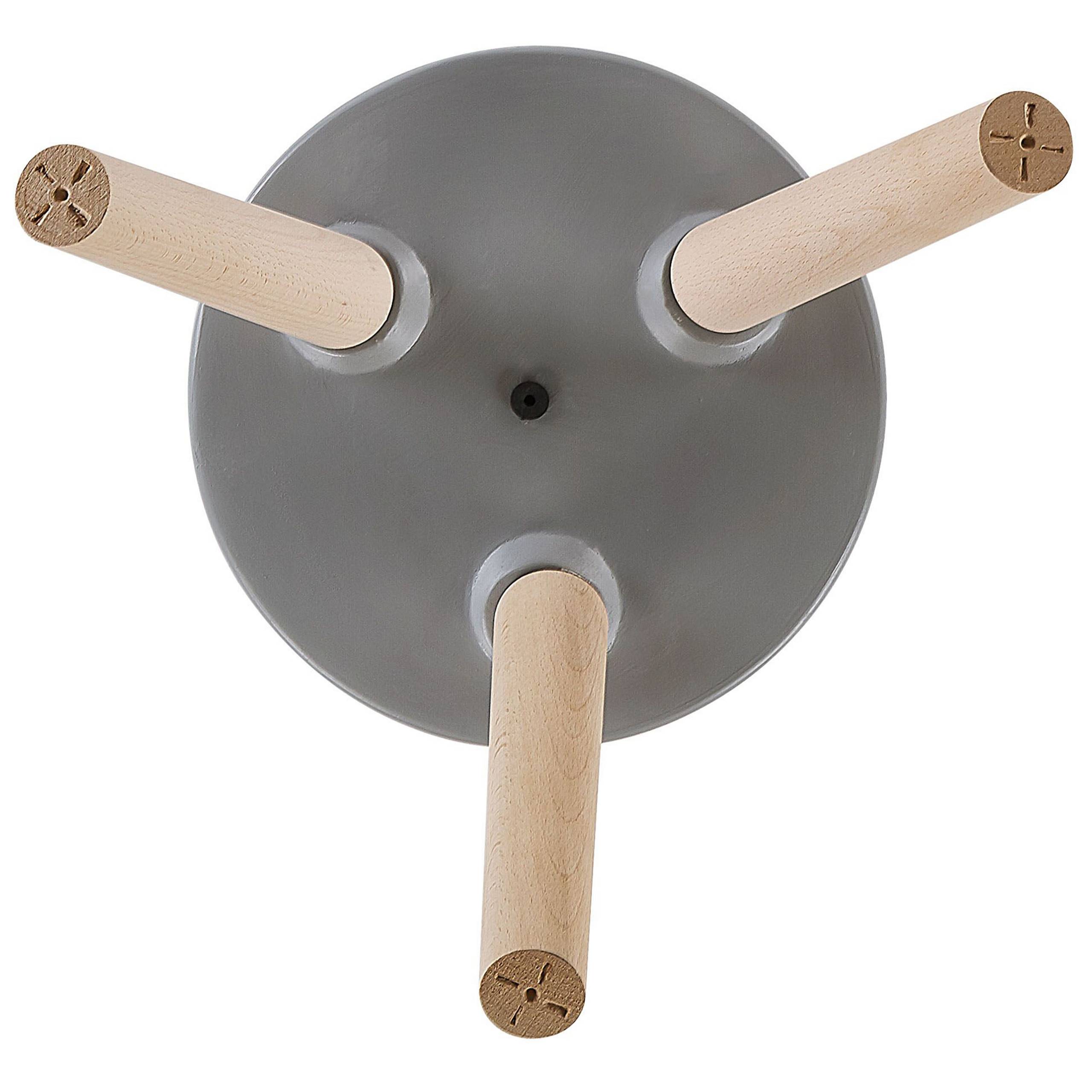 Beliani - Cache-pot d'extérieur Fibre d'argile Gris clair NAUSA - 30x30x55- Beliani - Image 6