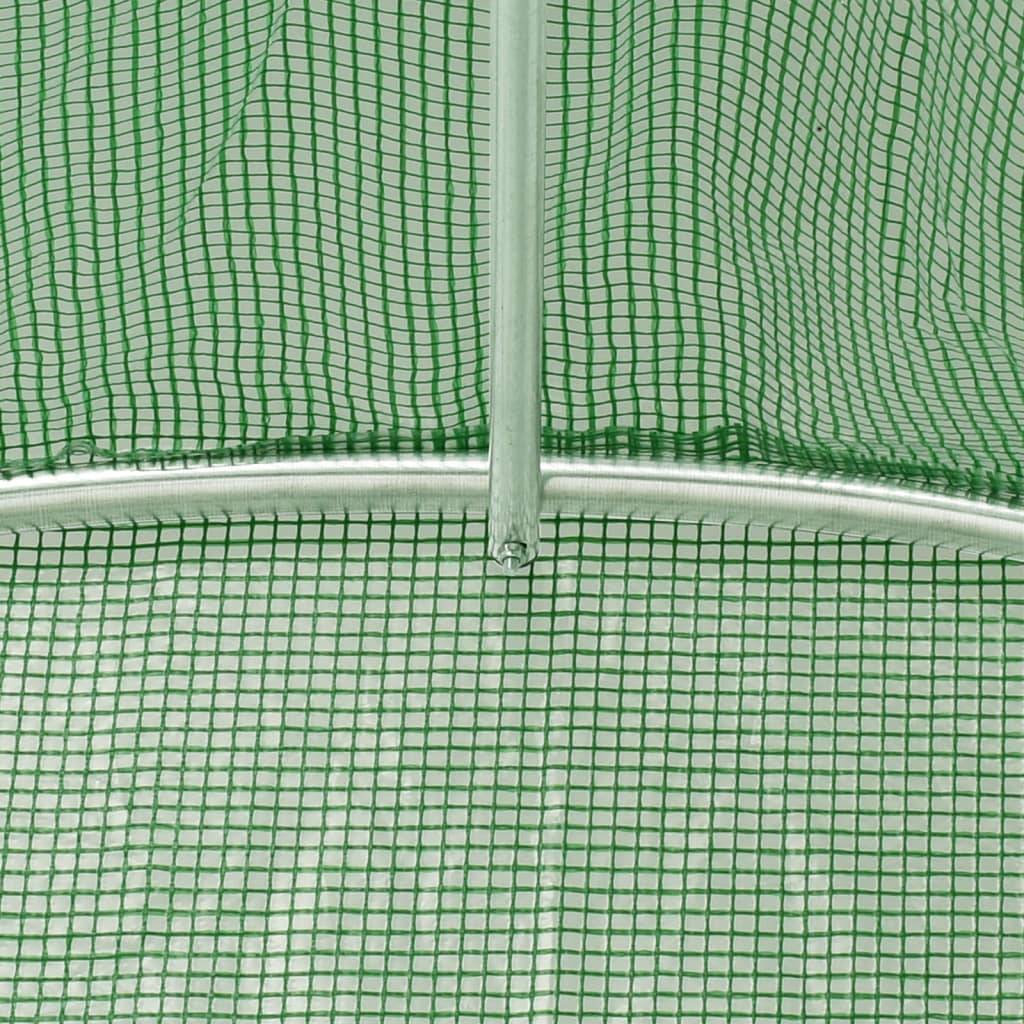 Serre Tunnel Jardin Acier Galvanisé Protection Culture 12m² 4x3x2m - ComfortXL Outdoor Living - Image 9