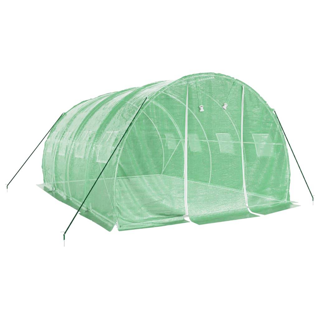 Serre Tunnel Jardin Acier Galvanisé Protection Culture 12m² 4x3x2m - ComfortXL Outdoor Living - Image 3