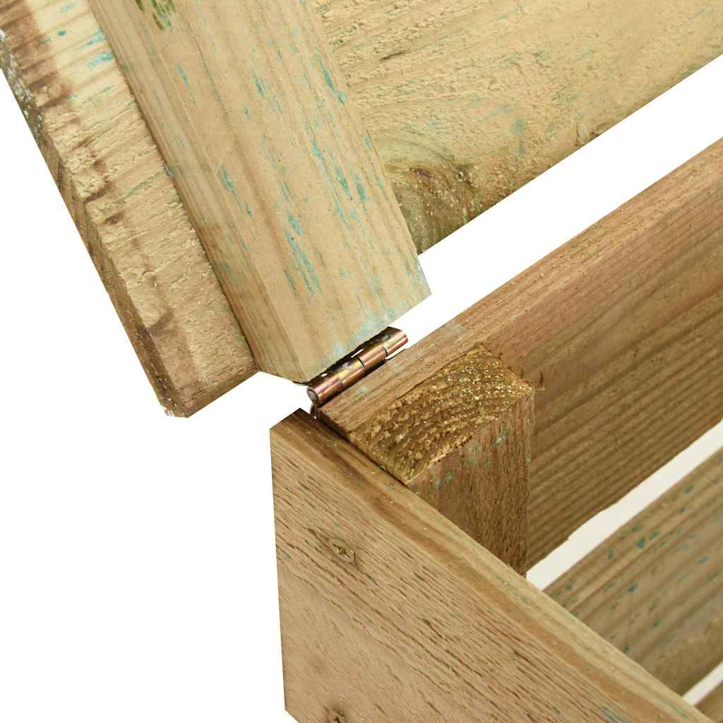 Vidaxl - Composteur de jardin à lattes 4 pcs 80x50x100 cm Pin imprégné vidaXL 3078138 - Imagen 8