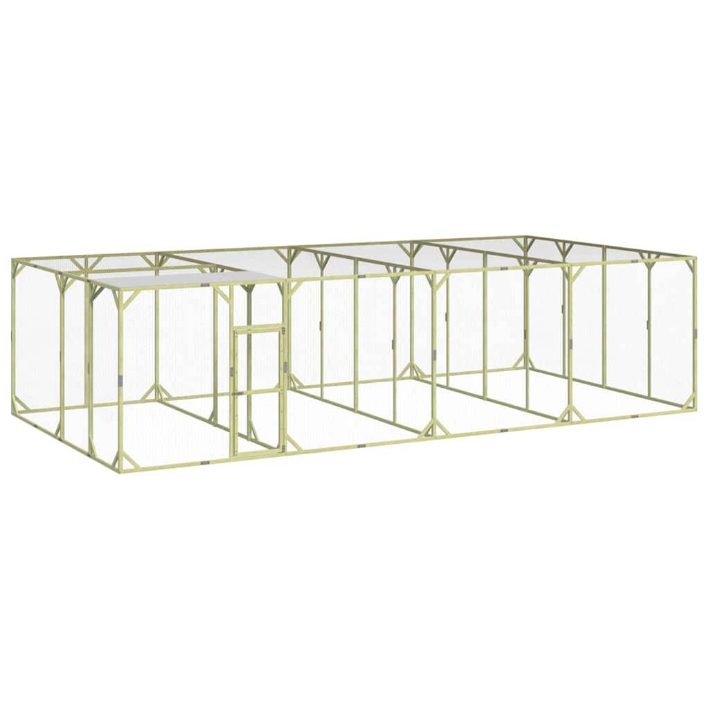 Vidaxl - Poulailler 800x400x200 cm Bois de pin massif imprégné vidaXL 3102987 - Imagen 1