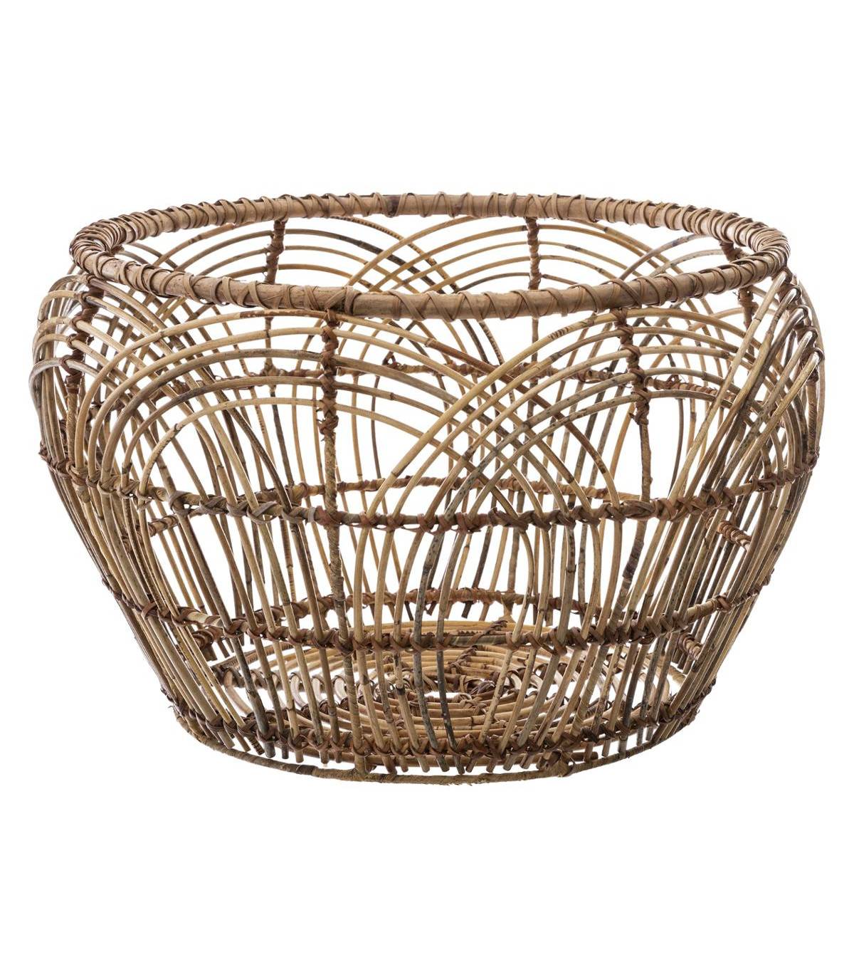 Set de 3 Paniers de rangement Ronds en Rotin - Imagen 2