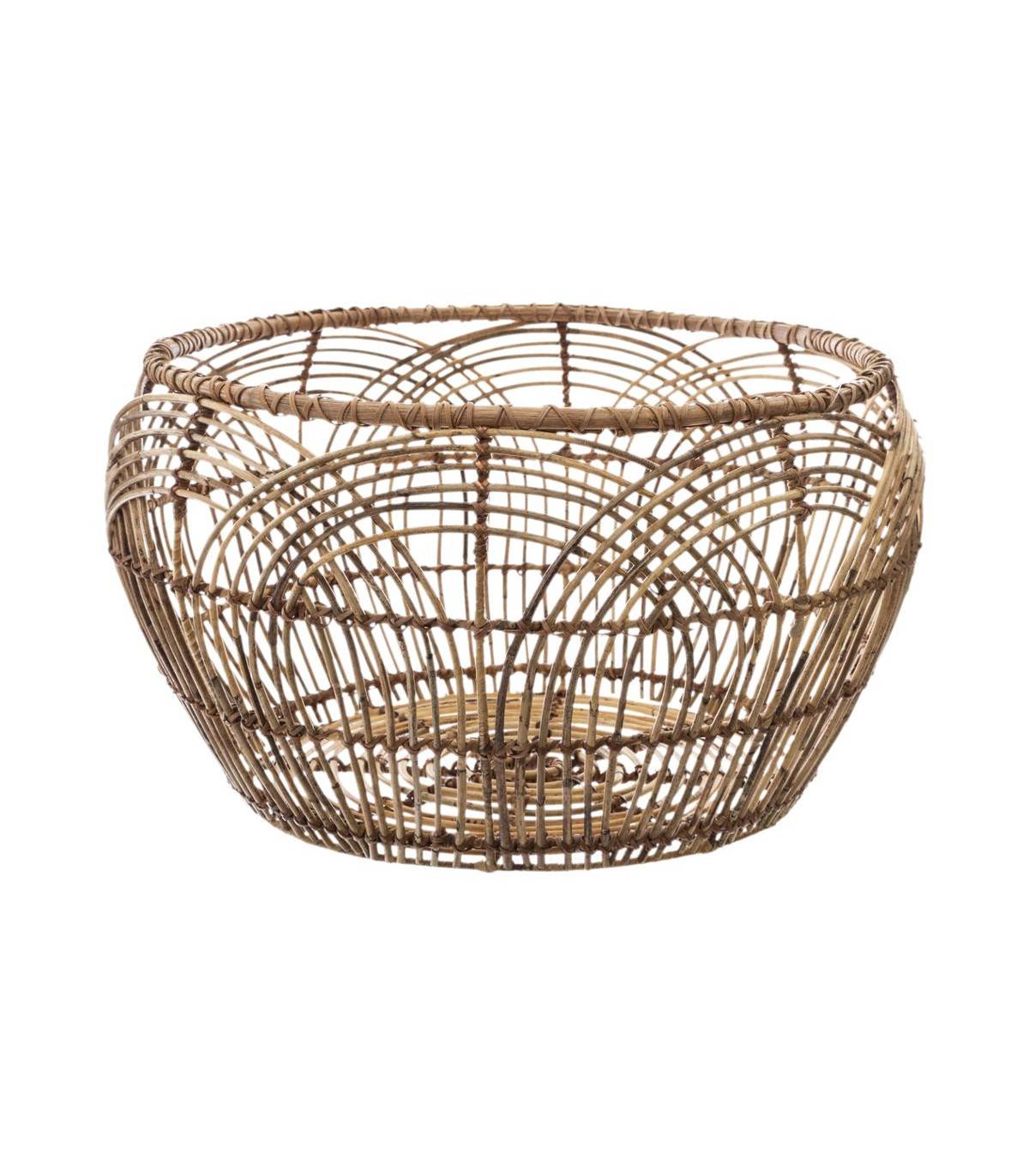 Set de 3 Paniers de rangement Ronds en Rotin - Imagen 3