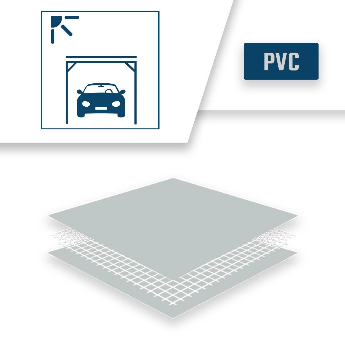 Bâche pour Carport 3,8x9 m SP400CP - Garantie 5 ans - Bâche Armée Transparente pour abri de voiture - Made in France TECPLAST - Imagen 4