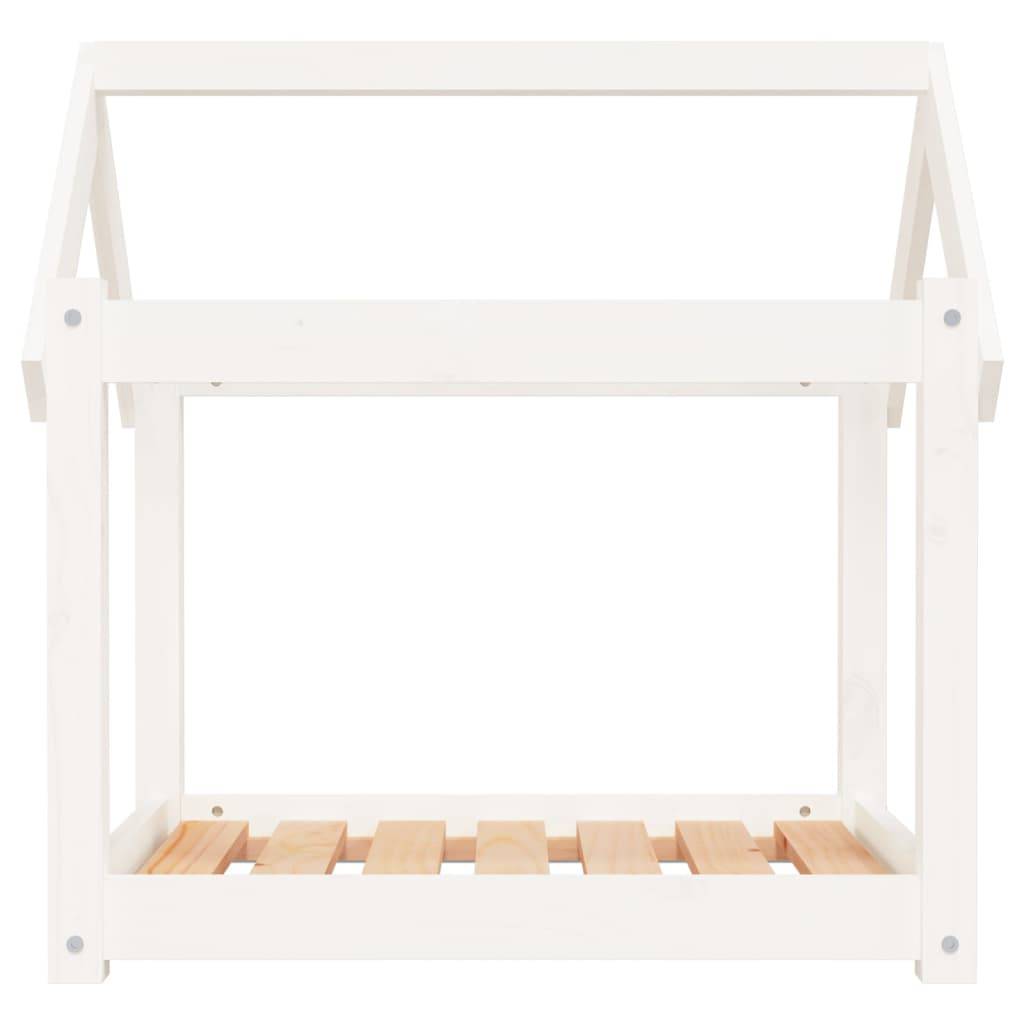 Vidaxl - Lit pour chien Blanc 71x55x70 cm Bois de pin solide vidaXL - Imagen 6