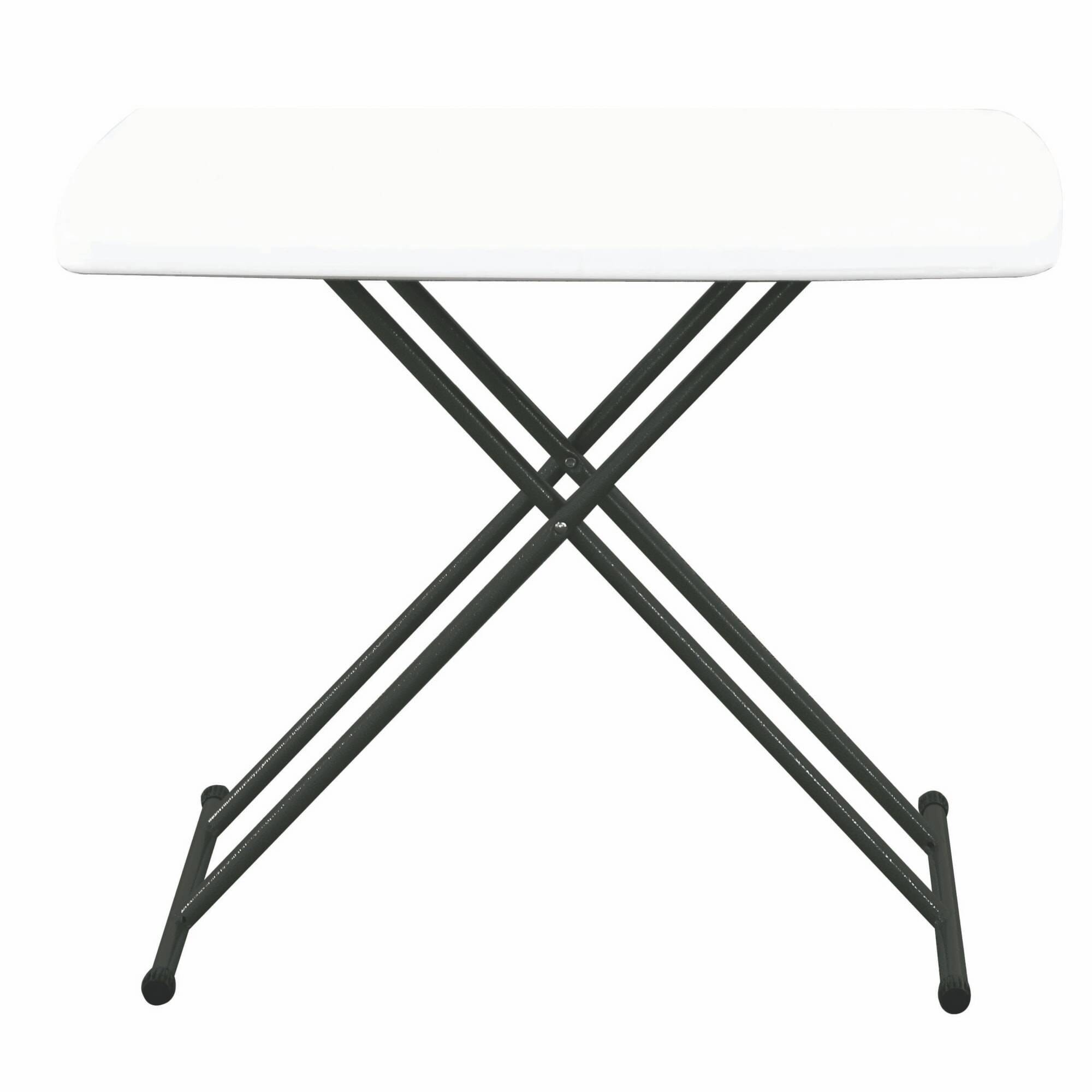 Table pliante rectangulaire intérieur, extérieur 75,5x49,5 blanc EASY garbar - Image 1