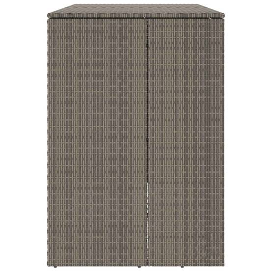 Cache-poubelle double polyéthylène gris 130 x 80 x 115 cm - PANGIVO - Image 6