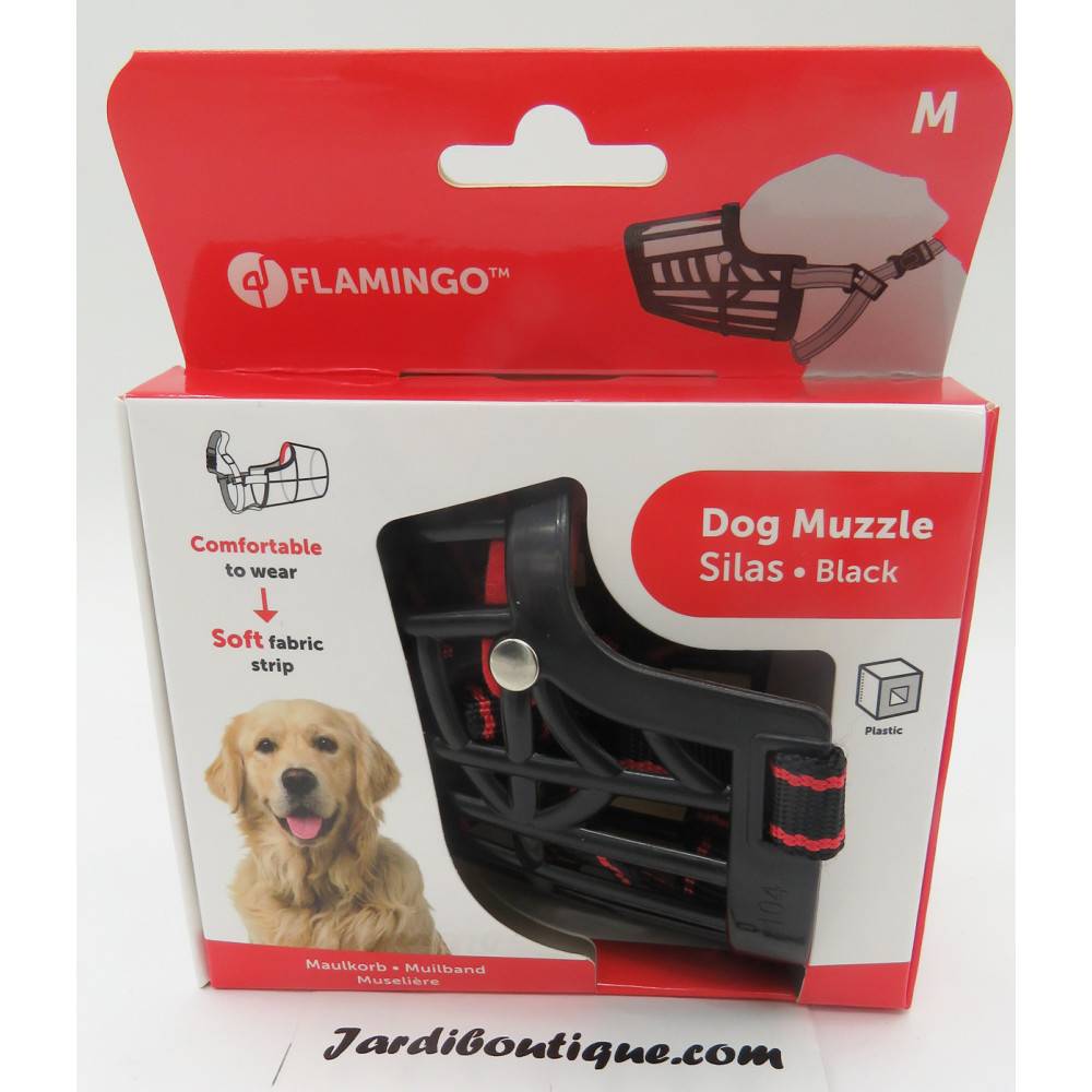 Muselière SILAS M noir 28 cm 36-47 cm pour chien - Imagen 5