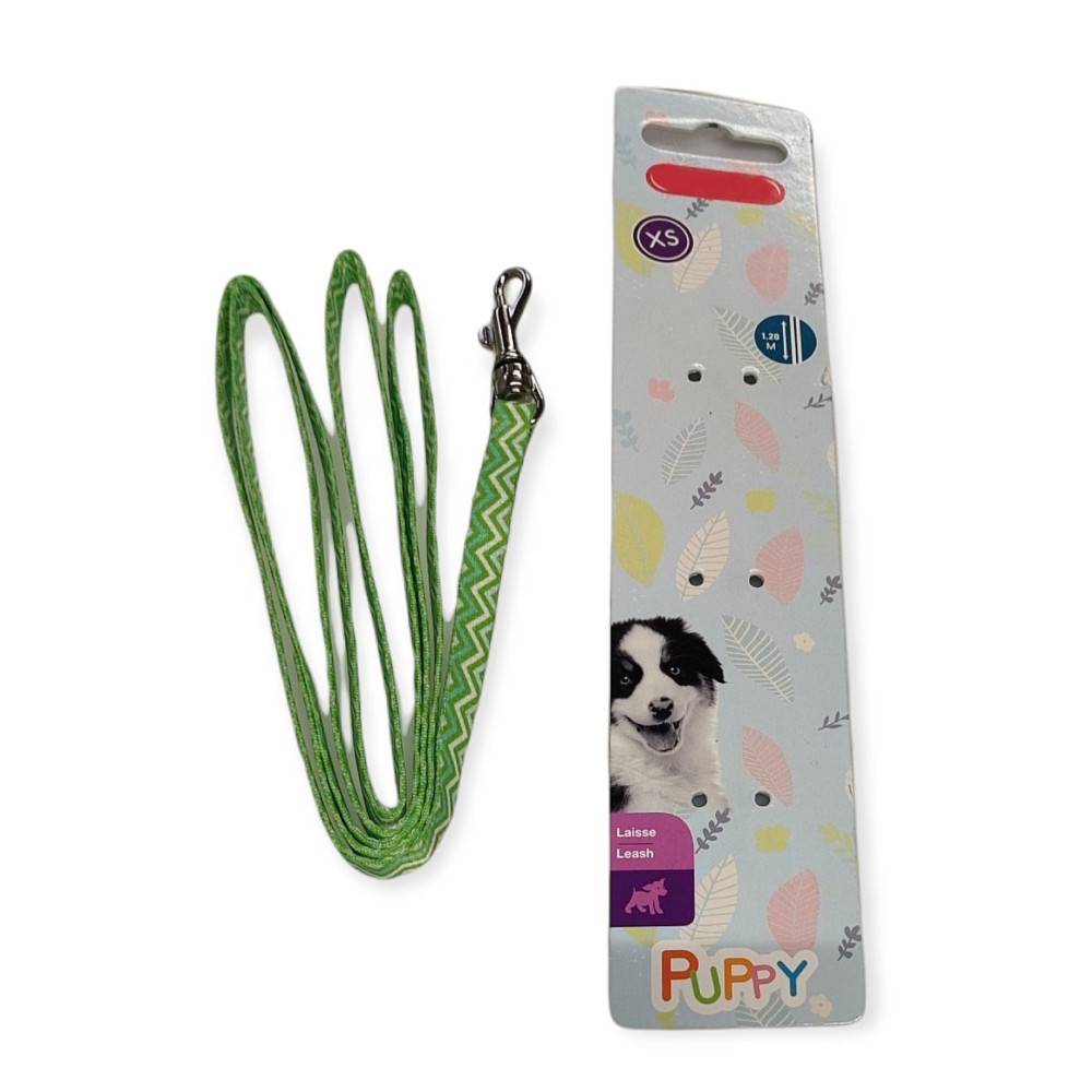 Laisse verte PUPPY PIXIE 8 mm x 1,20m pour chiots - Imagen 3